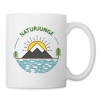 Naturjunge - Tasse - Weiß - Rechts