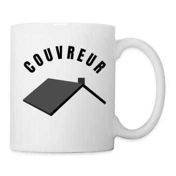Dachdeckerkollektion - Beruf - Tasse - Weiß - Rechts