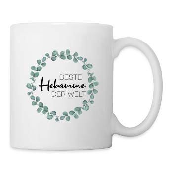Beste Hebamme der Welt - Tasse - Weiß - Rechts