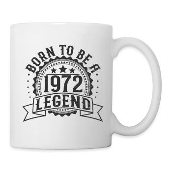 Légende née en 1972 Cadeau d’anniversaire - Mug blanc - blanc - Droite