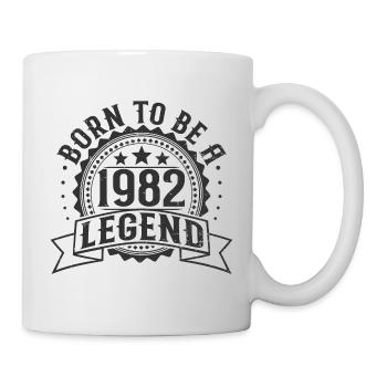 Legend born in 1982 Birthday Gift - Mug - white - Right