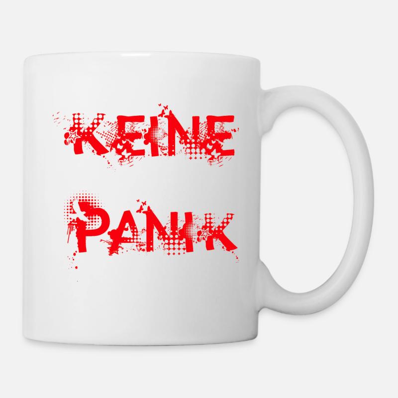 Keine Panik - Tasse - Weiß