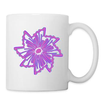 Blüte - Tasse - Weiß - Rechts
