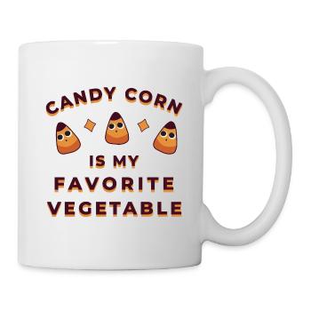 Candy Corn Halloween - Mug blanc - blanc - Droite