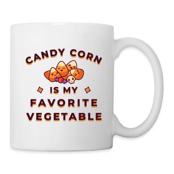 Candy Corn Halloween - Mug blanc - blanc - Droite