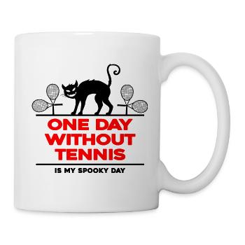 tennis matchball balle de tennis court de tennis tennis-jour - Mug blanc - blanc - Droite