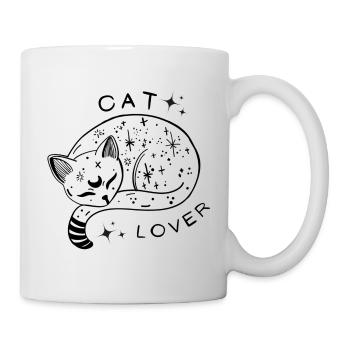 Heaven Cat Lover - Tasse - Weiß - Rechts