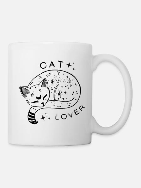Heaven Cat Lover - Tasse - Weiß