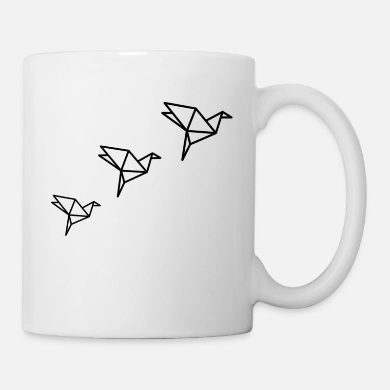 Origami - Tasse - Weiß