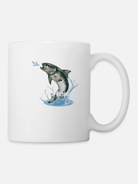 Fisch Spruch lustig - Tasse - Weiß