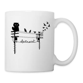 Electrocat - Mug blanc - blanc - Droite