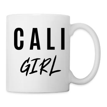 CALI GIRL, KALIFORNISCHES MÄDCHEN - Tasse - Weiß - Rechts