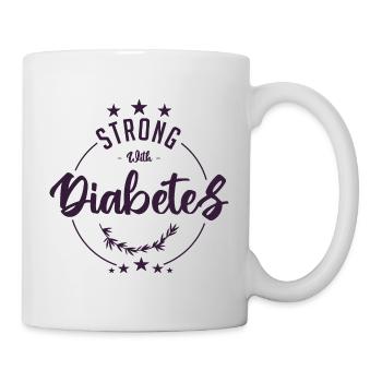 Strong with Diabetes - Mug - white - Right