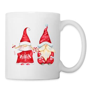 Noël - Joyeux Noël - Elfes - Mug blanc - blanc - Droite