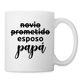 Esposo To Papa Married Men Funny Pregnancy Gift - Mug blanc - blanc - Droite