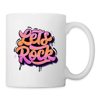Faisons du rock - Mug blanc - blanc - Droite