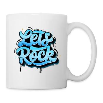 Faisons du rock - Mug blanc - blanc - Droite