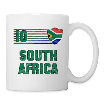 Équipe d’Afrique du Sud de football - Mug blanc - blanc - Droite