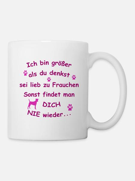 Sicheres Gassi gehen mit deinem Hund - Tasse - Weiß