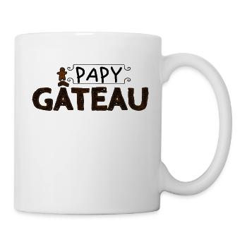 Papy gâteau. - Mug blanc - blanc - Droite