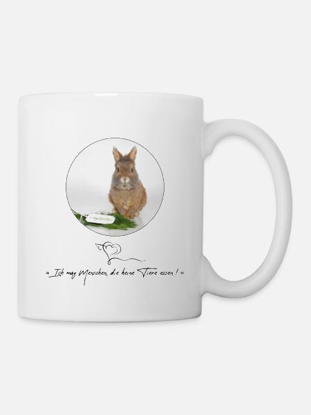 Aus der Kollektion » Die Tiere sind traurig ! « - Tasse - Weiß