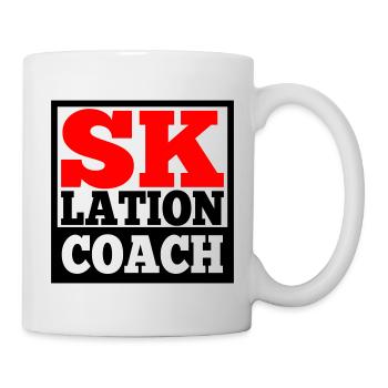 Eskalation Coach SKlation sklation Farben änderbar - Tasse - Weiß - Rechts