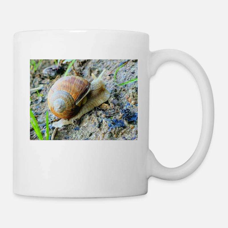 Lentement - Mug blanc - blanc