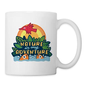 Nature is my Adventure - Tasse - Weiß - Rechts