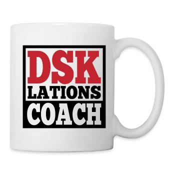 Deeskalationsteam DSKlations Coach Farben änderbar - Tasse - Weiß - Rechts