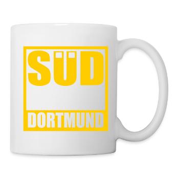Südtribüne Dortmund | Farbe änderbar - Tasse - Weiß - Rechts