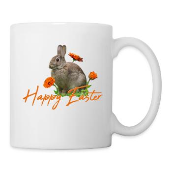Happy Easter rabbit cony - Mug - white - Right
