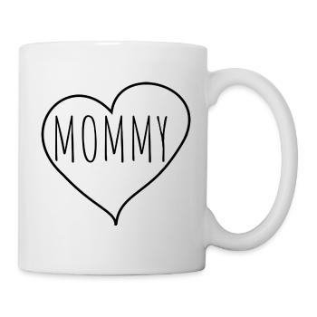 Mommy heart - Mug - white - Right