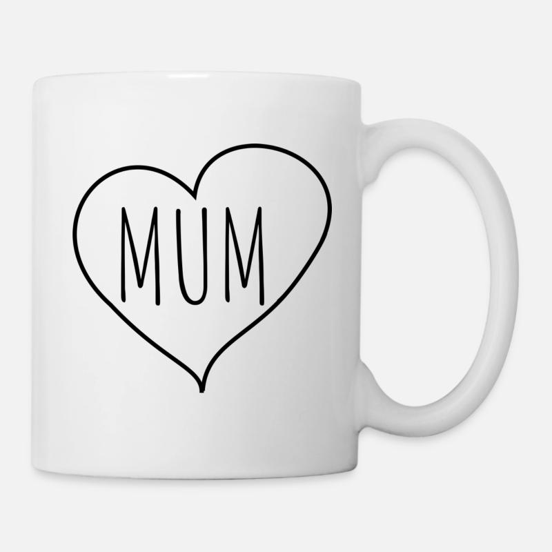 Mum heart - Mug blanc - blanc