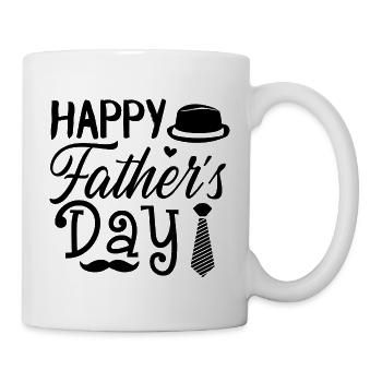 Bonne fête des pères - Mug blanc - blanc - Droite