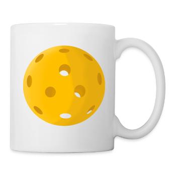 Pickleball Ball - Tasse - Weiß - Rechts
