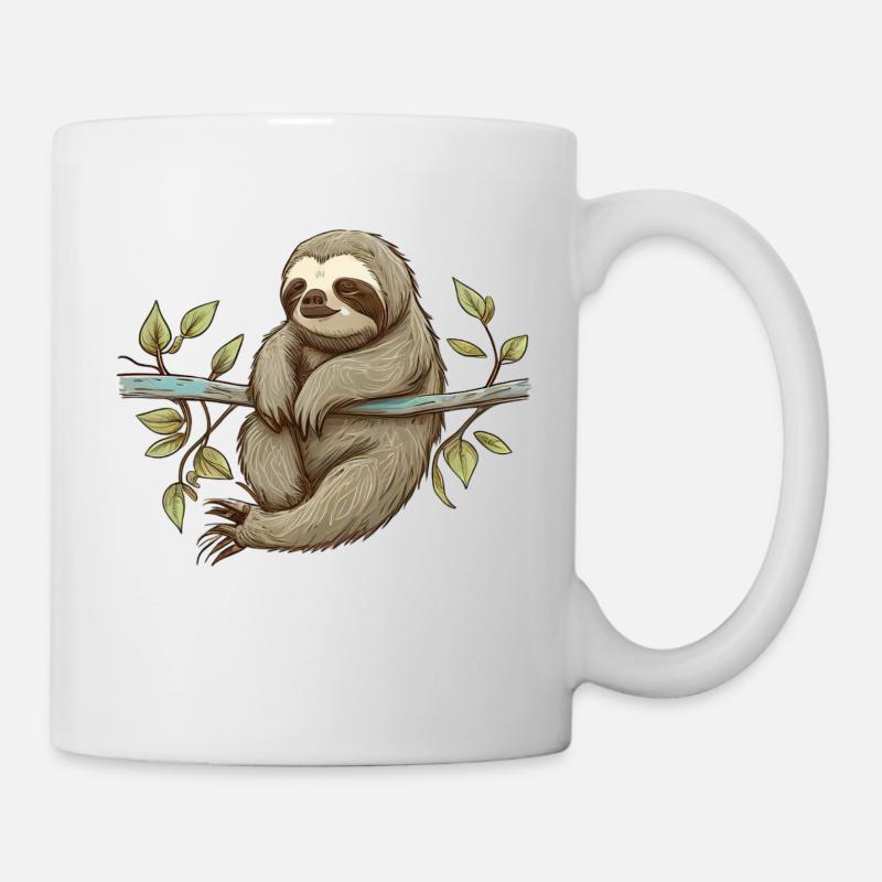 Chilled Sloth - Mug - white
