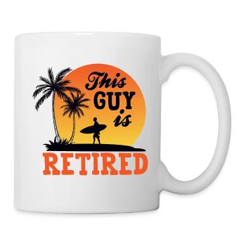 Je suis à la retraite, enfin à la retraite, à la retraite - Mug blanc - blanc - Droite