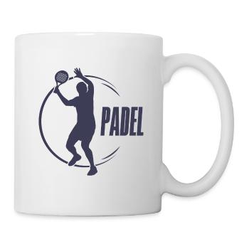 Logo de l’équipe de padel Joueur de padel Tennis Padel - Mug blanc - blanc - Droite
