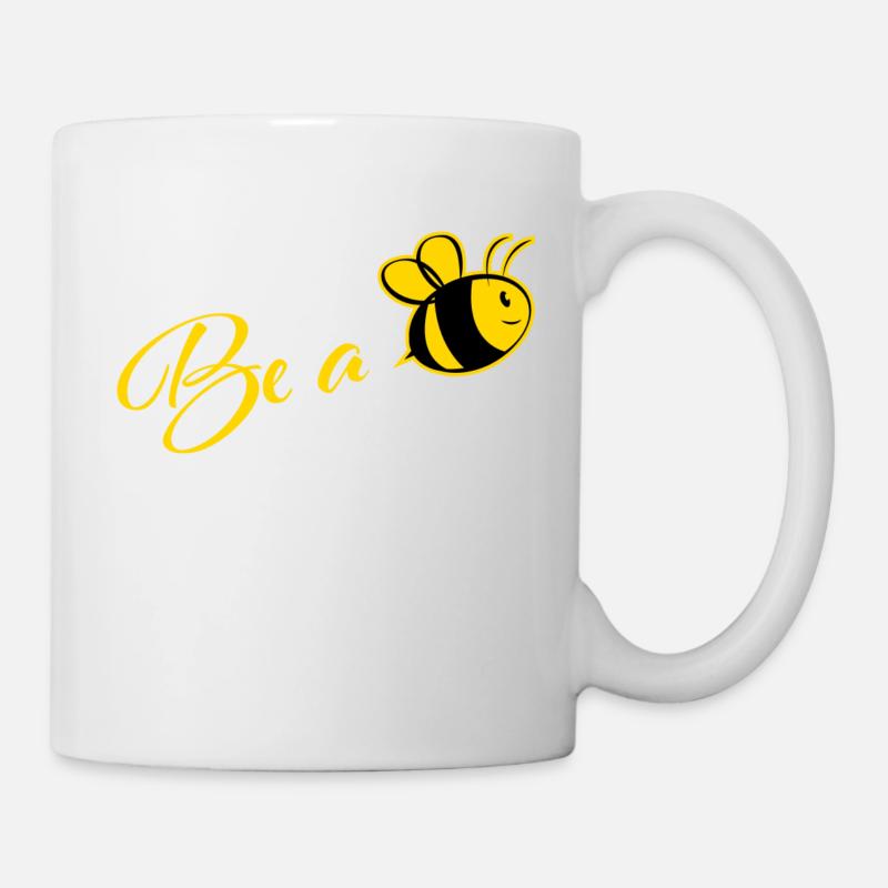 Bee be a - Tasse - Weiß