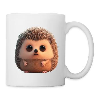 Niedlicher kleiner Chibi Igel - Tasse - Weiß - Rechts