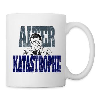 Alter Katastrophe für graue Shirts - Tasse - Weiß - Rechts