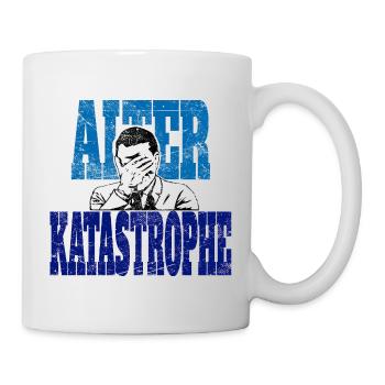 Alter Katastrophe für weiße Shirts - Tasse - Weiß - Rechts
