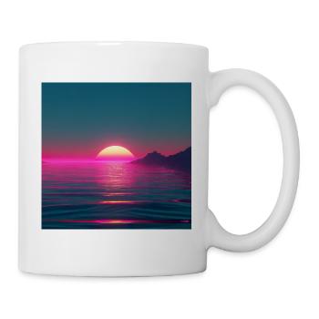 Conception du soleil - Mug blanc - blanc - Droite