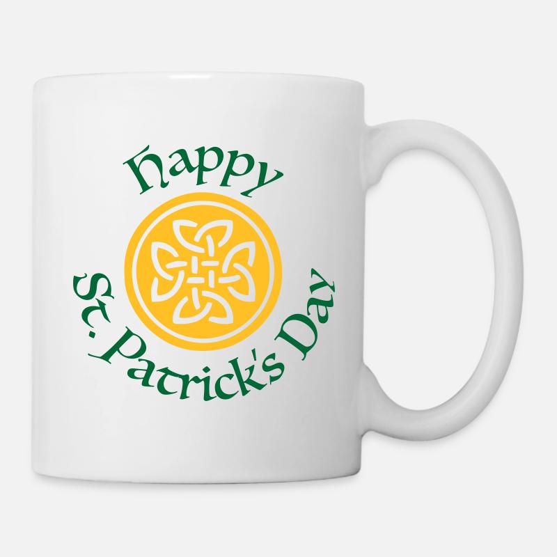 Joyeuse journée de la Saint-Patrick - Mug blanc - blanc