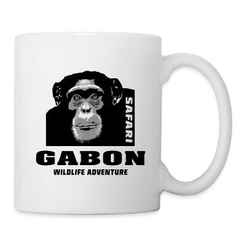 Gabon - Chimpanzees - Mug - white - Right