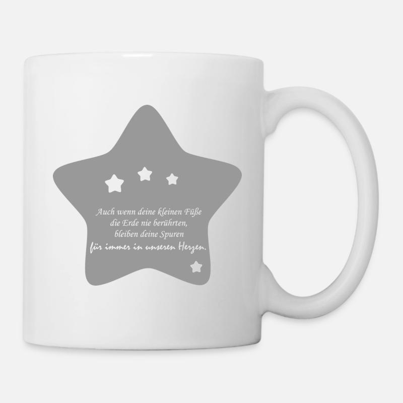 Schöne Erinnerung an ein Sternenkind - Tasse - Weiß