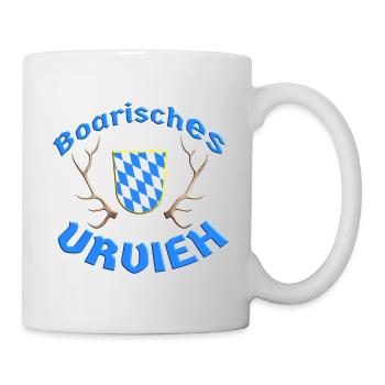 Boarisches Urvieh - Bayerisches Urvieh - Tasse - Weiß - Rechts
