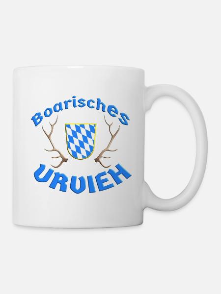 Boarisches Urvieh - Bayerisches Urvieh - Tasse - Weiß