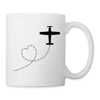 Love to fly - Tasse - Weiß - Rechts