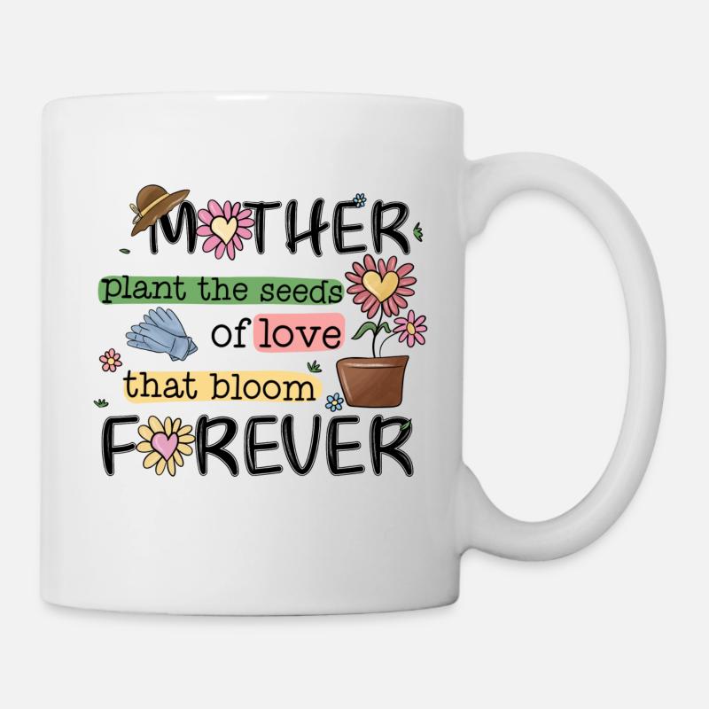 Mama Geschenkidee Garten Liebe - Tasse - Weiß